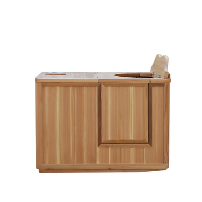 সুদূর ইনফ্রারেড অর্ধেক Sauna বাষ্প স্নান ঐতিহ্যগত এক ব্যক্তি কাঠ 110w