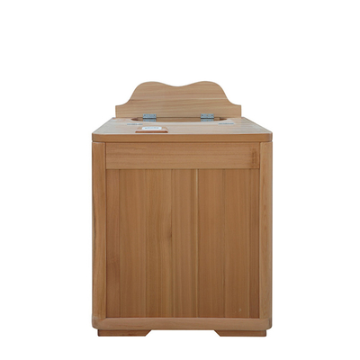 সুদূর ইনফ্রারেড অর্ধেক Sauna বাষ্প স্নান ঐতিহ্যগত এক ব্যক্তি কাঠ 110w